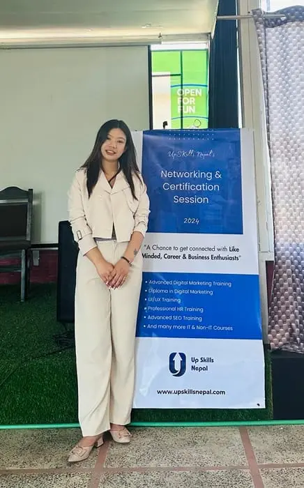 Shristi Khadka, Founder of UpSkills Nepal